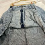 Vintage Sasson Acid Wash Button Front Midi Skirt Size 16 Photo 3