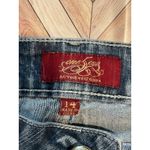 One 5 One  Jeans 14 Women’s Embellished Flap Pocket Rhinestone Bootcut Mid Wash Photo 3