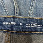 Old Navy OG Straight Women's Blue High Rise Cuffed Denim Jean Shorts Size 14 Photo 3