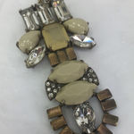 J.Crew  metal rhinestone bead necklace 32'-34" pendant statement Photo 0