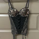 Victoria's Secret black/nude corset xs (30B/C, 32A/B, 34A/B) Photo 0