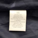 Blue Navy Polka Dots Retro Flare Pleated Party Cottage Flowy Plus Skirt 14 Photo 5