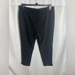 Michael Kors Black Tapered Pants Size L Elastic Waist 28” Inseam Career Photo 1