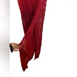 Socialite Red Lace Overlay Romper Maxi Dress Photo 2