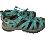 Keen  Women Whisper Adjustable Sandal Size 6.5 Teal‎ Gray Waterproof Hiking Photo 1