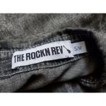 The Rockn Rev Shirt Top Small/Medium Chambray Button Stonewash 80s 90s Y2K Size undefined Photo 2