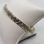 Vintage West Germany Silver Tone Bangle Bracelet Silver Photo 1