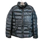 Andrew Marc  Green Teal Lightweight Duck Down Puffer Coat Jacket Womens Sz M Photo 0