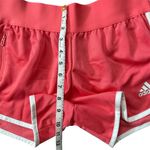 Adidas  M10 Athletic Pink & 3 Stripe Active Running Stretch Waistband Shorts Sz S Photo 6