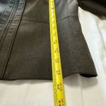 Talbots NTW  Jacket Italian Flannel Wool Full Zip Dark Green Size 0P Lined Photo 9