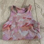 Outdoor Voices Pink camo Patterned Racerback sports bra size medium Photo 0