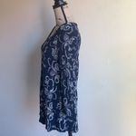 Soprano  Navy Embroidered Cut Out Tunic Dress Photo 4