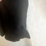 Sag Harbor Black Embroidered Floral Linen Blend Blouse Size Small Photo 6