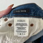 AGOLDE  Jamie High Rise Medium Wash Distressed Crop Denim Jeans Size 30 Photo 7