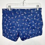 Gap  For Good Womens Sz 6 Pineapple Patterned 3'' Short Summer Navy Blue Pink Photo 3