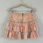 Alice + Olivia Kirsten Embroidered Eyelet Posy Garden Ruffle Mini Skirt Photo 5