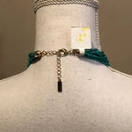 Teal Green Chunky Necklace‎ Green Photo 2