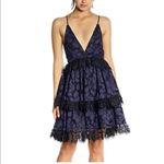 Kendall + Kylie NWT  Lace Baby Doll Dress in Navy Photo 4