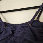 ANDIE  Swim The Rio Top Bikini Navy Blue Neutral Vacation Travel Beach Photo 6