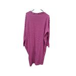 Free People  FP Beach Tivoli Midi Dress Purple Stripe Cactus Combo Large Photo 2