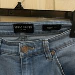 Susan Graver  Blue Wide Leg Jeans Petite Photo 5