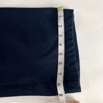 St. John Sport Size 14 Navy Blue Wide Leg Crop Pants Stretch Cotton Spandex Photo 12