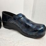 Sanita Aurora‎ Professional Danish Clogs Shoes Black Blue Nurse Size EU 39 US 8 Photo 7
