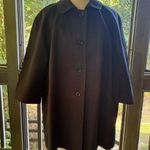 Rafaella  Women's Elegant Black Trench Swing Coat Photo 0