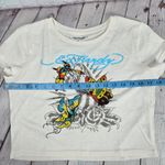 Ed Hardy Rhinestone Butterflies Cropped Baby T-Shirt L NWT Photo 10