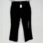 J.Crew Petite High-Rise Black Flare Crop Jean In All-Day Stretch Size P27 Photo 1