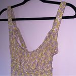 Free People XS Juniper Smocked Bodycon Slip Ditsy Floral Boho Swiftie Photo 3