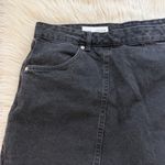 ZARA Black Denim Wrap Skirt Photo 9