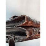Vintage Eel Skin Hong Kong Shoulder Purse 8x12" Brown Photo 12