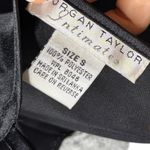 Vintage Black Satin Lace Tank Cami Photo 2