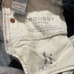 MOUSSY VINTAGE Keller Tapered Distressed Button Fly Jeans Womens Size 24 Blue Photo 5