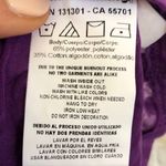 Zumba Wear Cut 'N Paste Purple Cut Up Over You V-Neck Top women’s size S‎ Photo 5