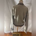 Geoffrey Beene  Knit Sweater with Geometric Pattern Photo 2