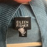Eileen Fisher ✨ Knit Open Front Linen Blend Teal Sz XL Cardigan✨ Photo 3