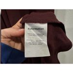 Reformation Danika Midi Dress Prune Small S Photo 4