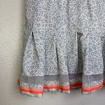 Lucky In Love Skirt Womens Size Medium Gray Skort Animal Instinct Leopard Mesh Photo 1