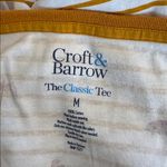 Croft & Barrow  Essential V-Neck Long Sleeve Shirt Fox Size Medium Photo 3