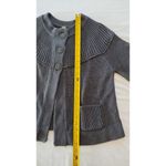 Apt. 9   Womens Beige Short Sleeve A-line cropped Cardigan w 3 Buttons Size Medium Photo 9