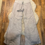 Krisa  Linen Pants Size XS Flowy Lightweight Drawstring Comfort Womens Photo 0