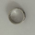 Harley Davidson 925 Sterling‎ Silver Weave Pattern Biker Ring Size 12 11.8g Photo 4