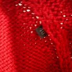 Prada Vintage Sport Red Zip-Front Knit Bomber Cardigan Sweater IT 40 US Small Photo 4