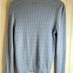 Brooks Brothers  women V-Neck Sweater - Soft Blue 70% SILK
30% CASHIMERE Photo 1
