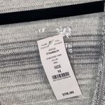 White House | Black Market WHBM cardigan metallic gray fabric knit sweater medium NeW Photo 1