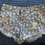 Distressed Shorts Blue Size 12 Photo 0