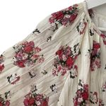 POL  Romantic Floral Print Tiered Ruffled Trim Dress M Photo 11