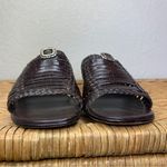 Brighton Freddi Leather Strappy Heeled Mule Size Photo 2